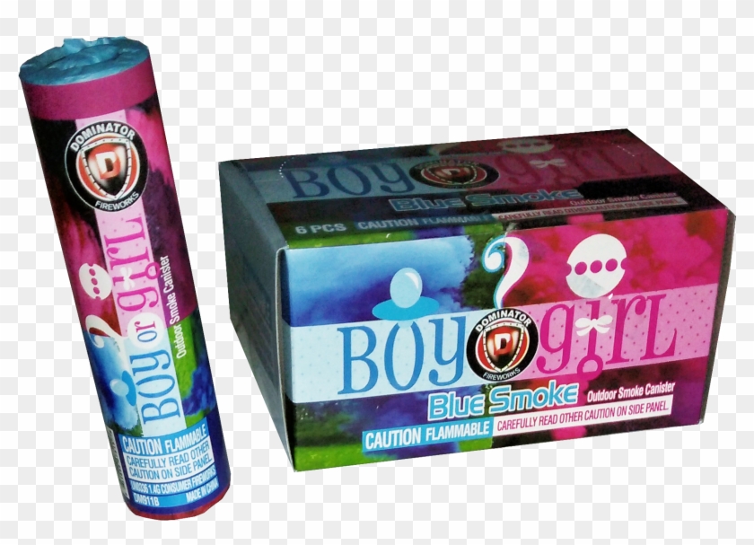 Is It A Boy Or Girl Blue Smoke 6 Pack - Birthday Smoke Bomb Clipart