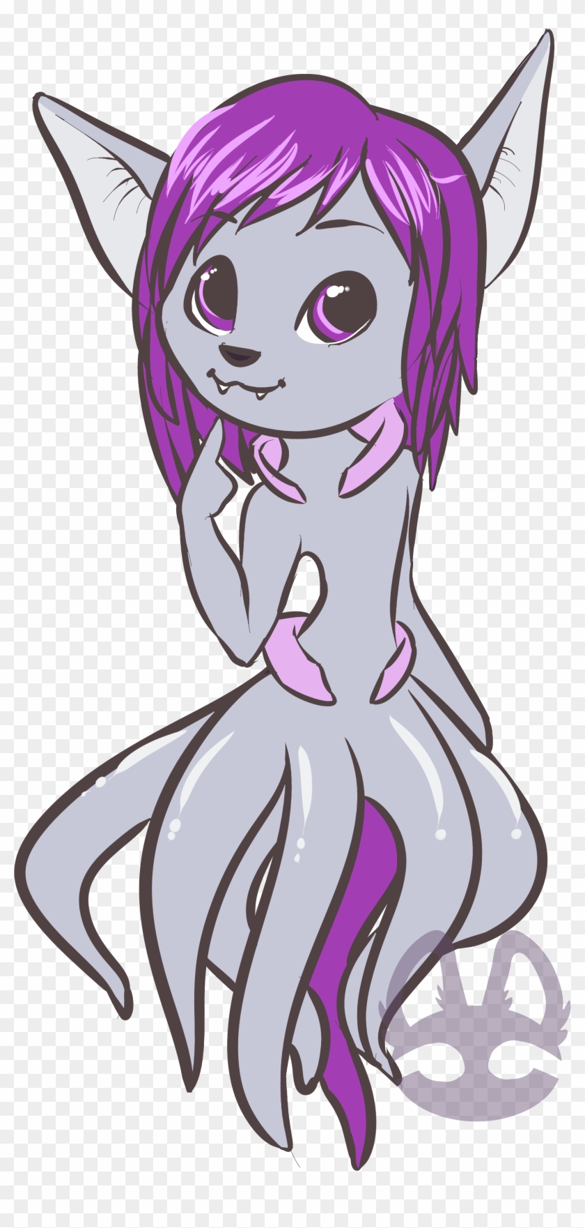 Tentacle Chibi - Domgos - Chibi Tentacle Clipart #263697