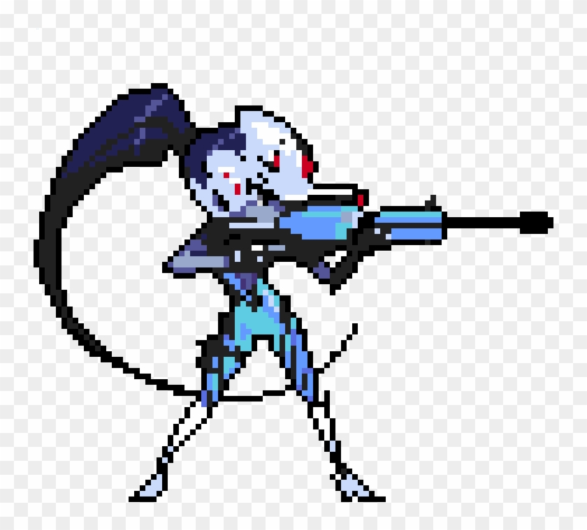 Overwatch Pixel Spray Grid , Png Download - Pixel Widowmaker Clipart