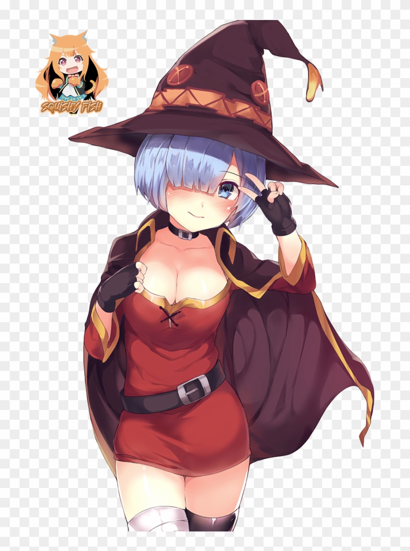 Rem X Megumin [render Clipart #263921