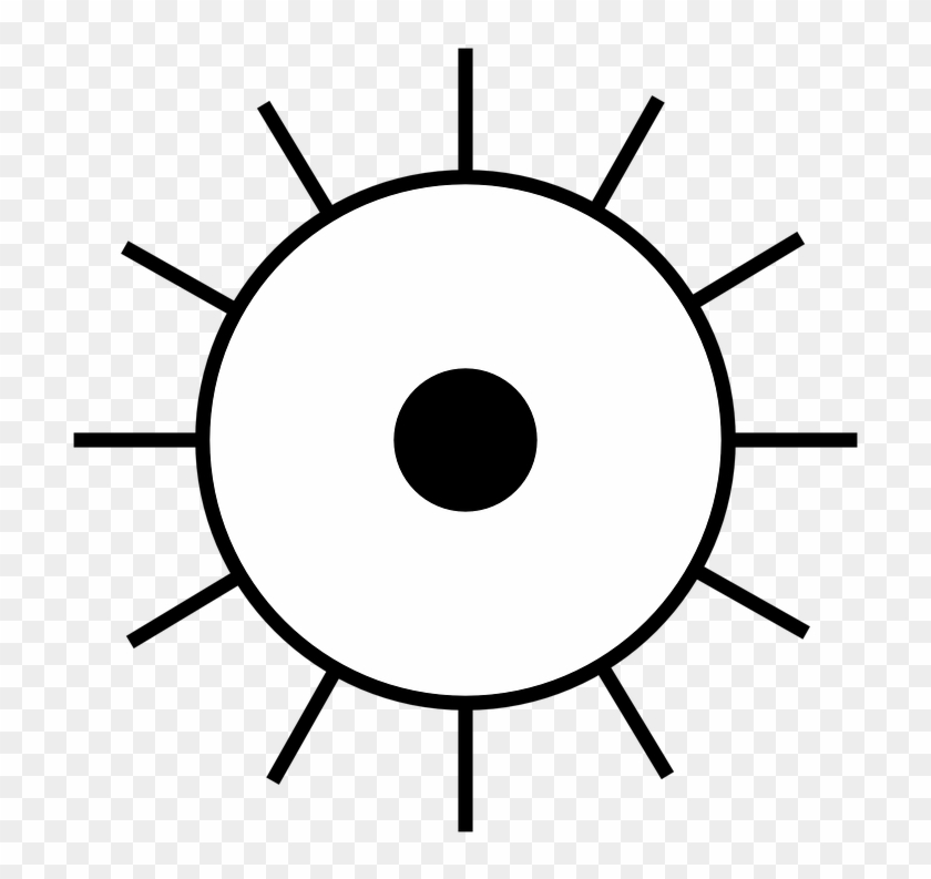 Sunflower Emoji Png - Spiral Sun Clipart #264099