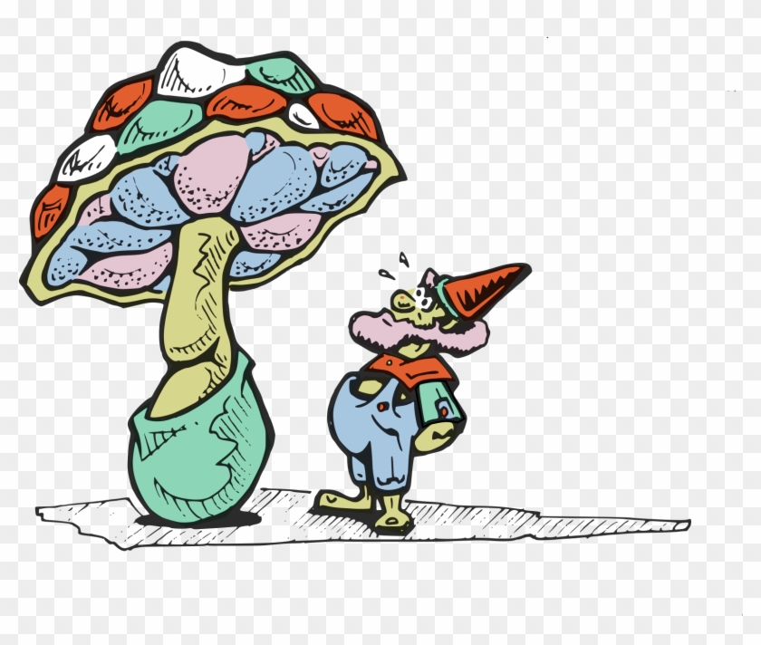 This Free Icons Png Design Of Dwarf Under Mushroom Clipart #264232