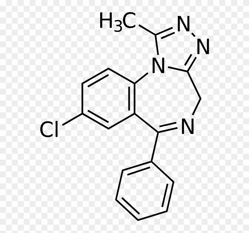 Alprazolam - Alprazolam Formula Clipart #264255