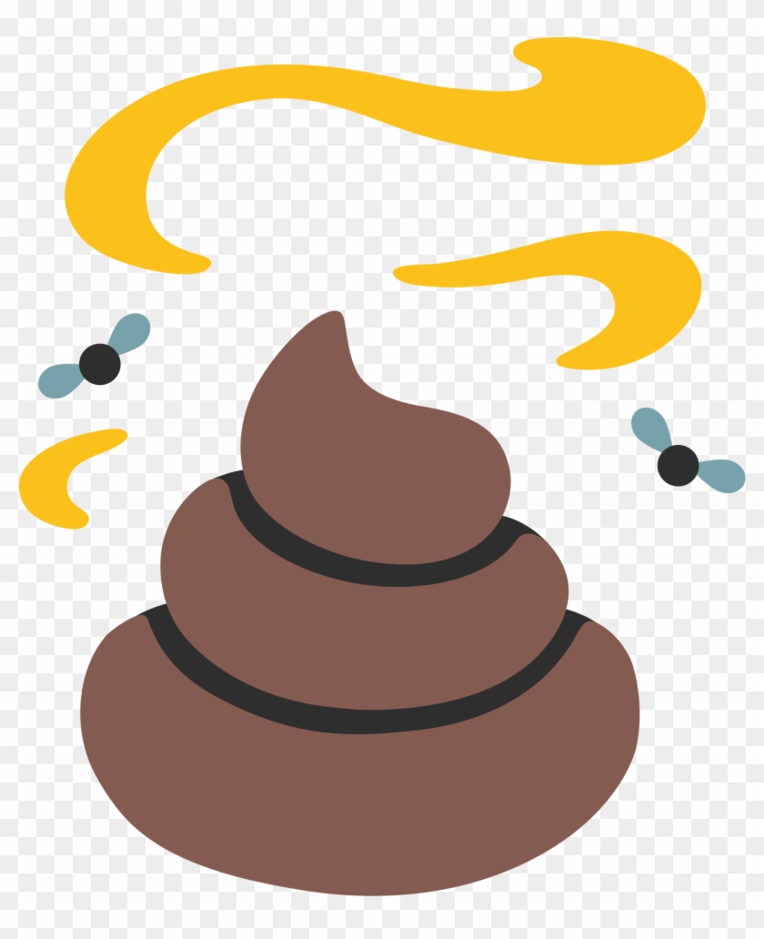 Smelling Poo Emoji - Transparent Background Poop Emoji Clipart #264391