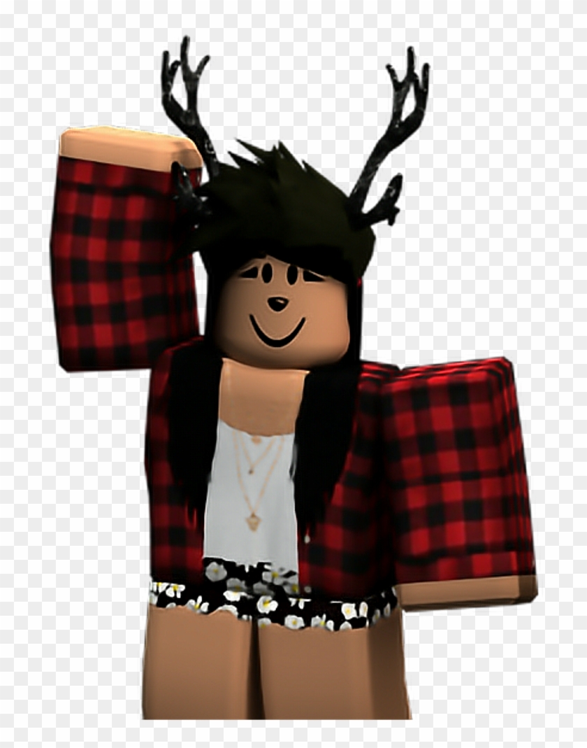 Roblox Sticker - Roblox Girl Character Waving Clipart
