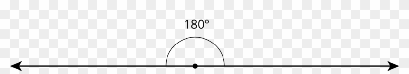 A 180∘ Angle Is Called A Straight Angle Because When - Angle On A Straight Line Clipart #264527