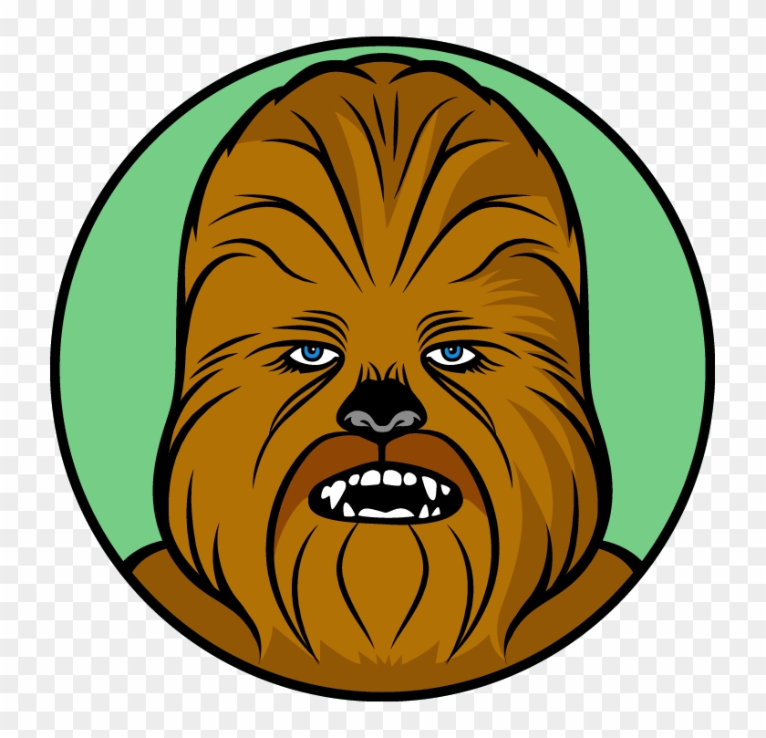 First Base - Star Wars Chewbacca Vector Clipart
