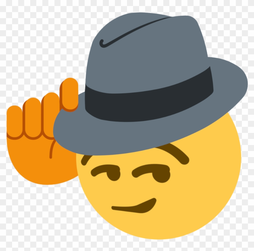 Tips Fedora Discord Emoji - Fedora Tip Emoji Discord Clipart #264630