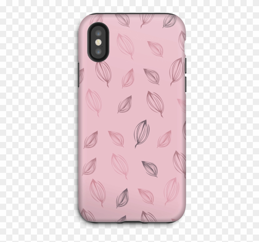 Falling Leaves Pink Case Iphone X Tough - Mobile Phone Case Clipart #264893
