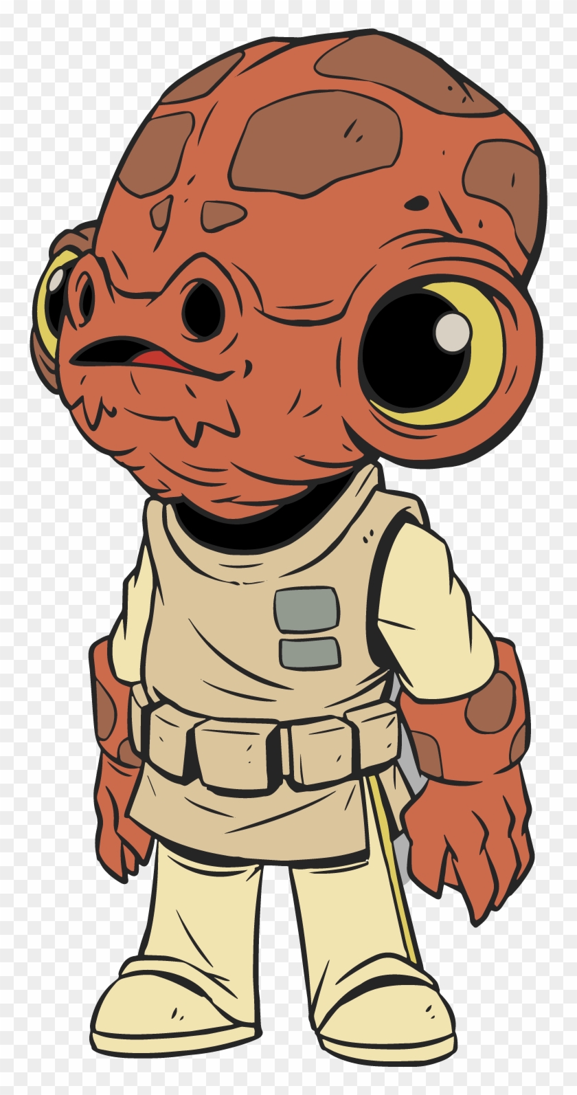 Star Wars Chewbacca Clipart - Admiral Ackbar Clipart - Png Download