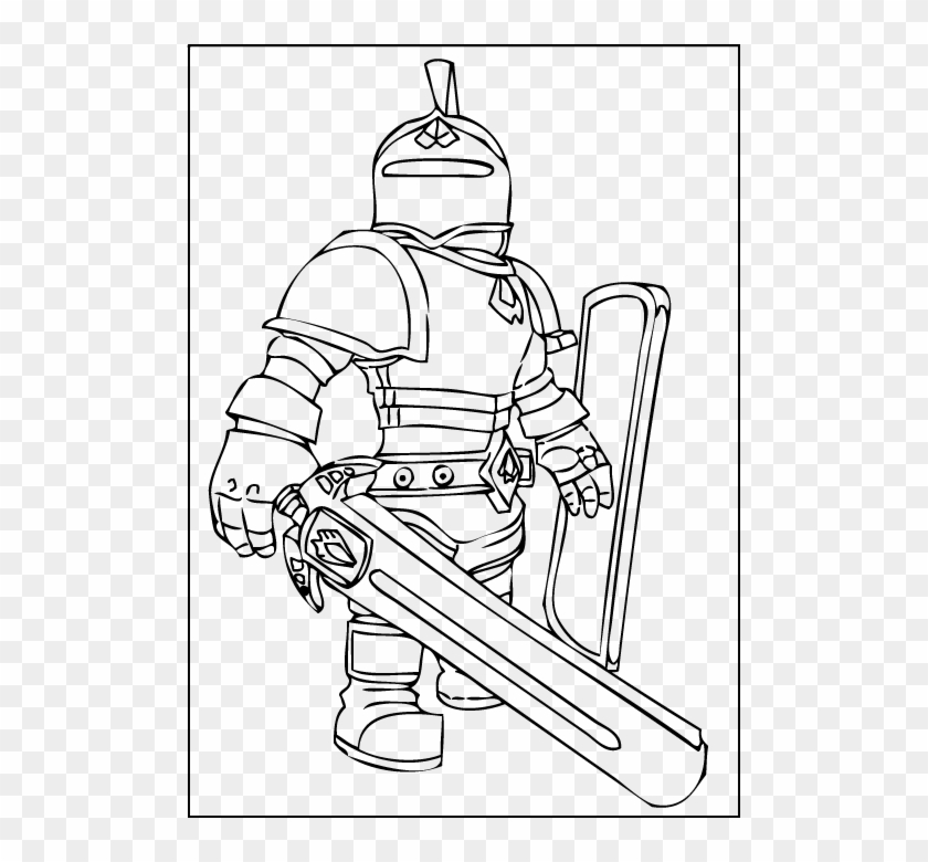 A Free Printable Roblox Knight Coloring Page Roblox Ninja Coloring Pages Clipart 265053 Pikpng - roblox character knight