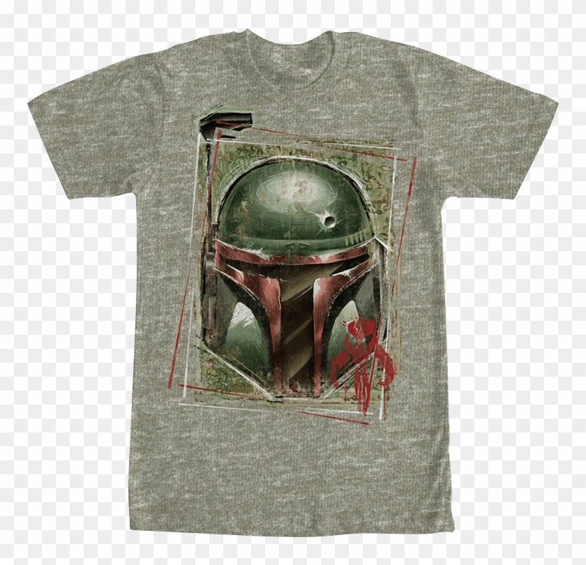 Boba Fett Sketch T-shirt - Boba Fett Clipart #265125