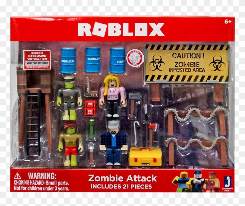 Zombie Attack Playset Eb Games Zealand Roblox Toy Zombie Attack Clipart 265174 Pikpng - roblox nazi zombies game