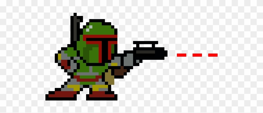 Boba Fett - Boba Fett Pixel Png Clipart