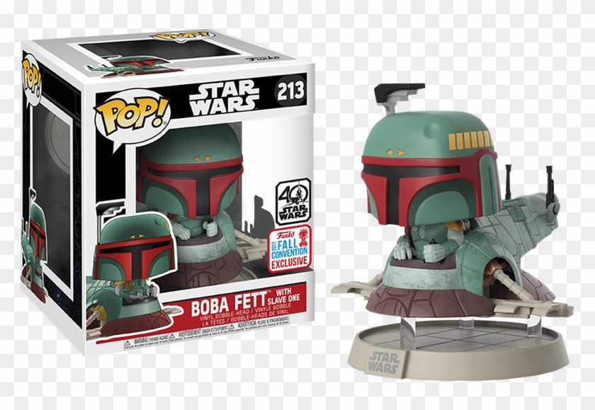 Boba Fett In Slave 1 40th Anniversary Deluxe Nycc17 Clipart #265242