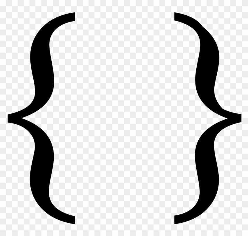 Curly Brackets Png Picture - Curly Bracket Png Clipart