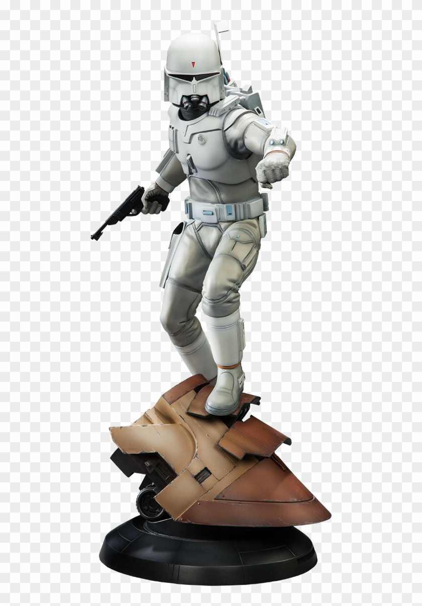 Ralph Mcquarrie Prototype Boba Fett 19” Statue - Figurine Jango Fett Disney Infinity Clipart