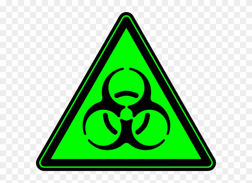 Biohazard Symbol Clipart Official - Radioactive Symbol Green Png Transparent Png