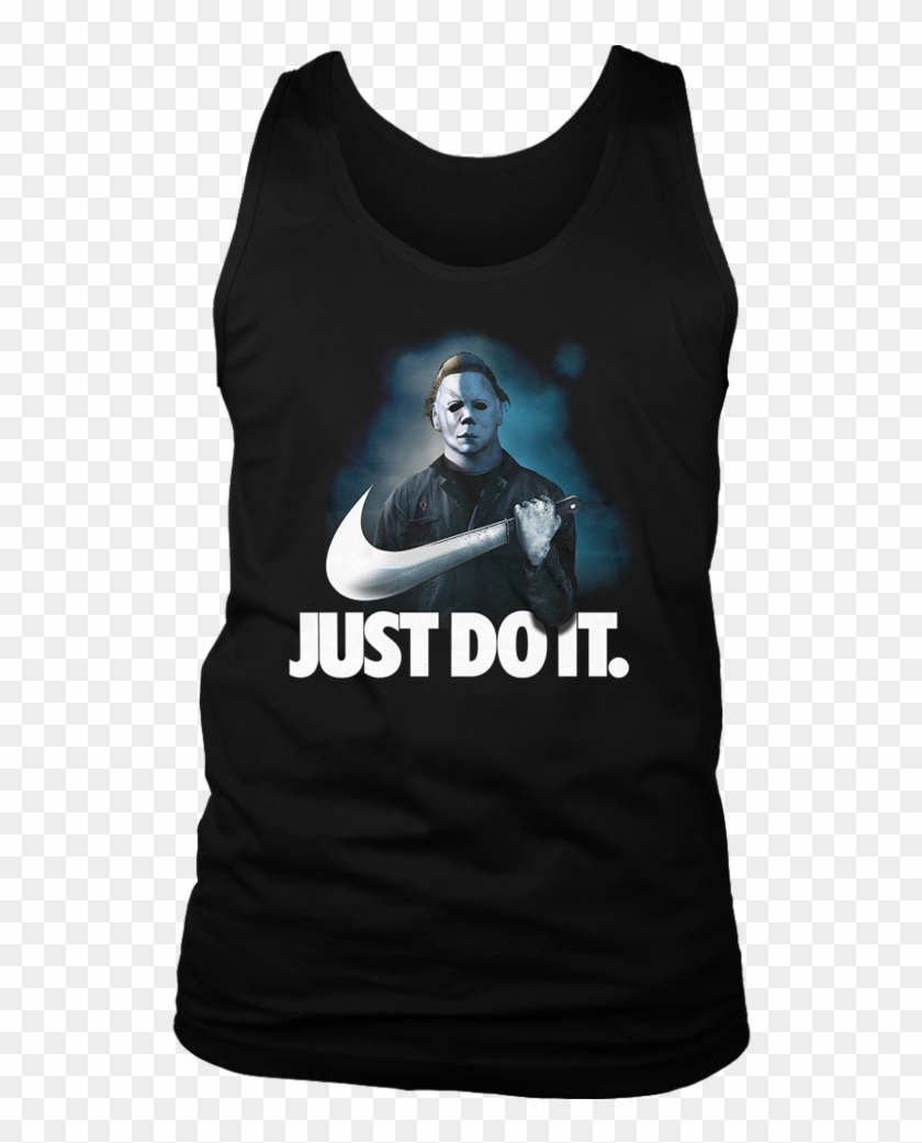 Michael Myers Just Do It T-shirt Halloween Clipart #265531