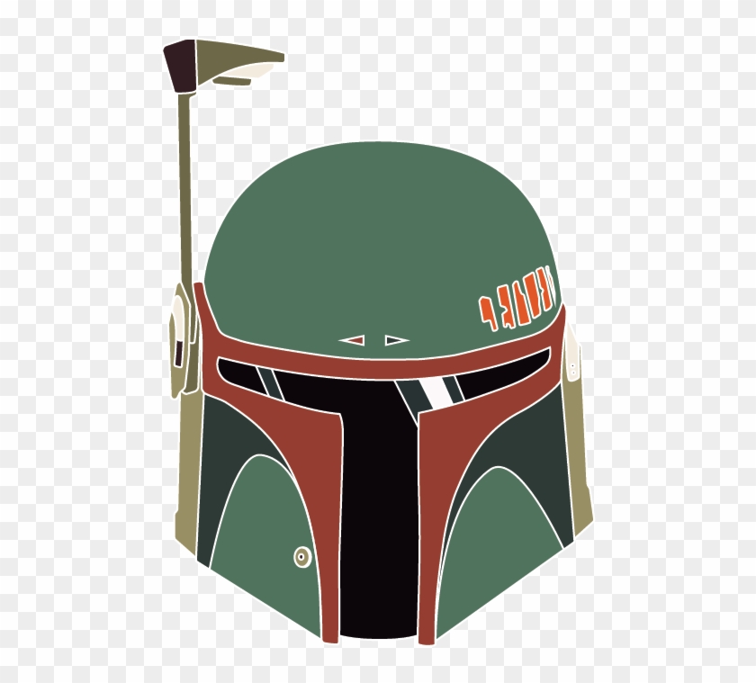 I Draw The Lines And Lines Are What I Draw - Boba Fett Helmet Print Clipart #265594