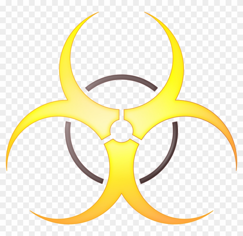 Biohazard Symbol Clipart Transparent Background - Free Biohazard Sign Vector - Png Download #265657