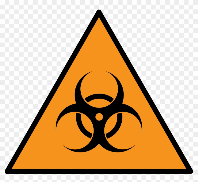 Printable Sign Biohazard Symbol - Free Biohazard Symbol Clipart #265893