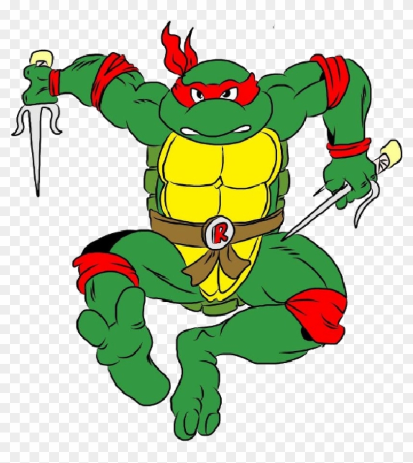 Teenage Mutant Ninja Turtles Clip Art - Teenage Mutant Ninja Turtles Cartoon Raphael - Png Download