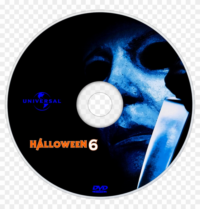 The Curse Of Michael Myers Dvd Disc Image - Halloween The Curse Of Michael Myers Movie Poster Clipart