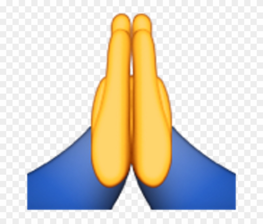 Prayer Hands Png - Two Hands Together Emoji Clipart #266453