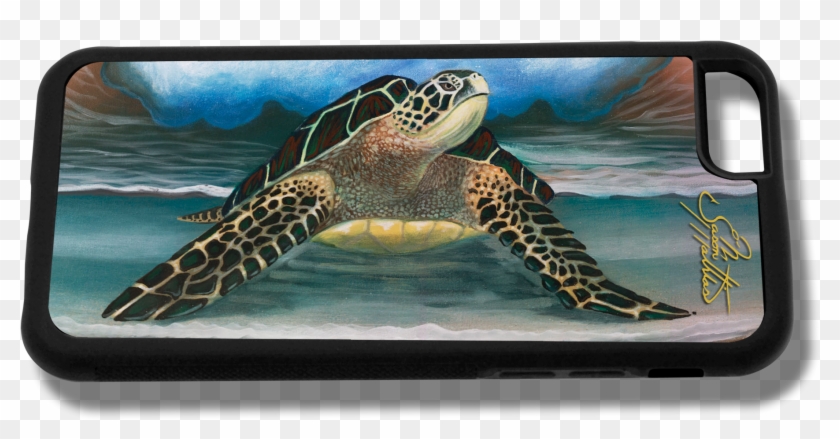Iphone 6 Sea Turtle - Hawksbill Sea Turtle Clipart #266573