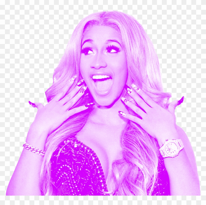 Cardi B Soundboard Nails - Cardi B And Ariana Grande Clipart