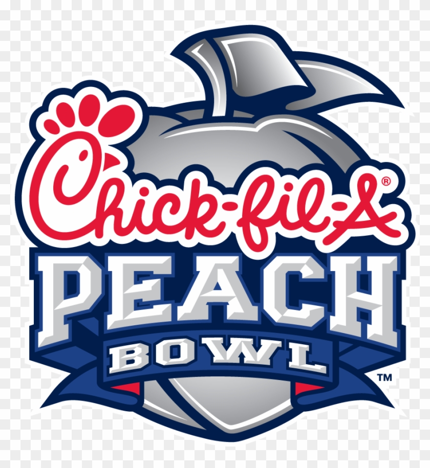 Chick Fil A Peach Bowl Logo Png - Chick Fil A Bowl 2018 Clipart #266741