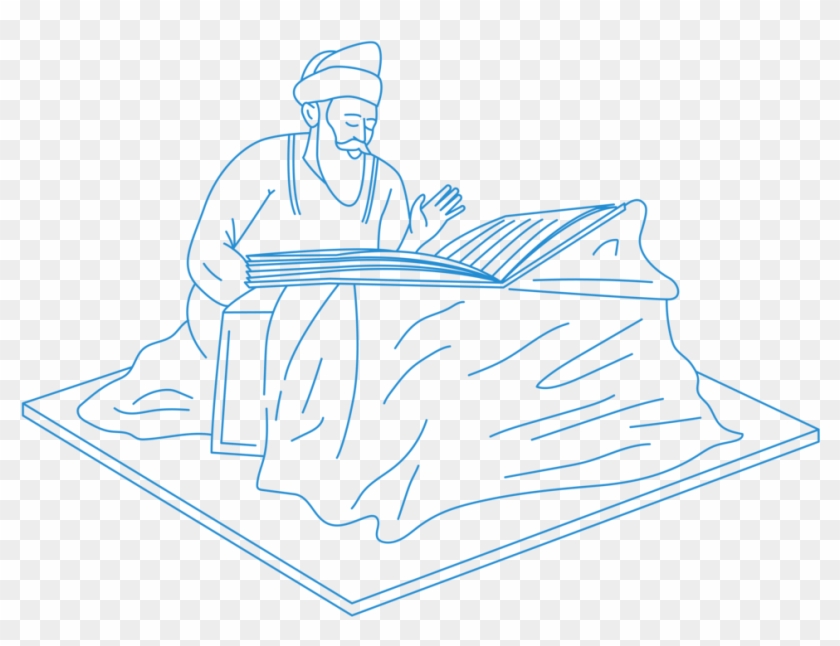 Sikh Drawing Prayer , Png Download - Sketch Clipart #266826