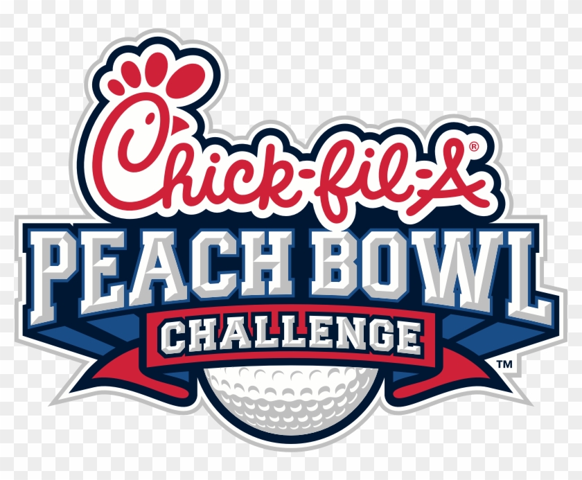 Chick Fil A Peach Bowl Challenge Png Logo - Chick Fil A Peach Bowl Clipart #266945