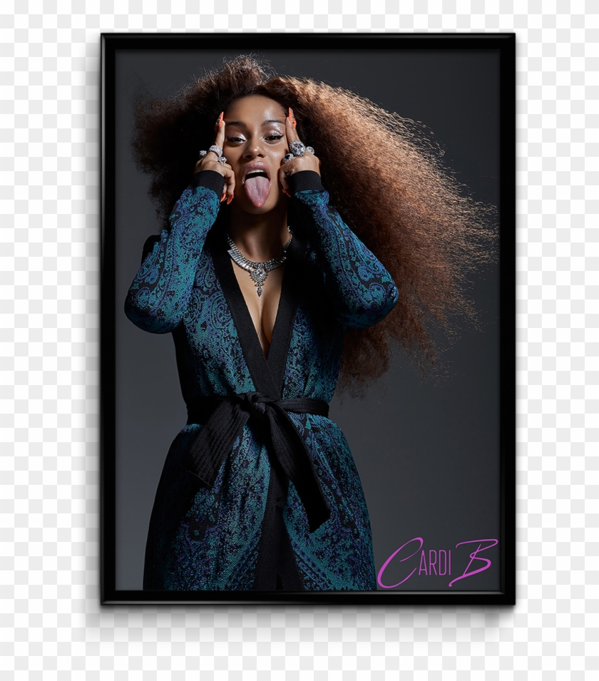 Cardi B Poster - Cardi B Azealia Banks Clipart #266949