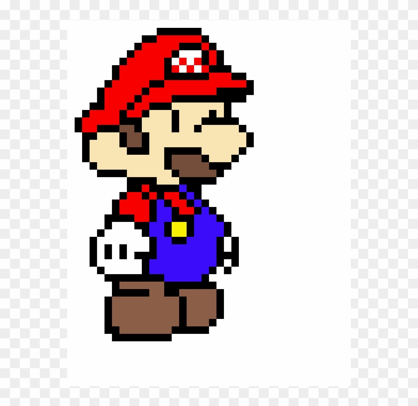 Paper Mario - Paper Mario Pixel Art Clipart (#266997) - PikPng