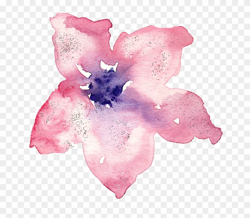 Цветы Прозрачный Фон Акварелью Clipart