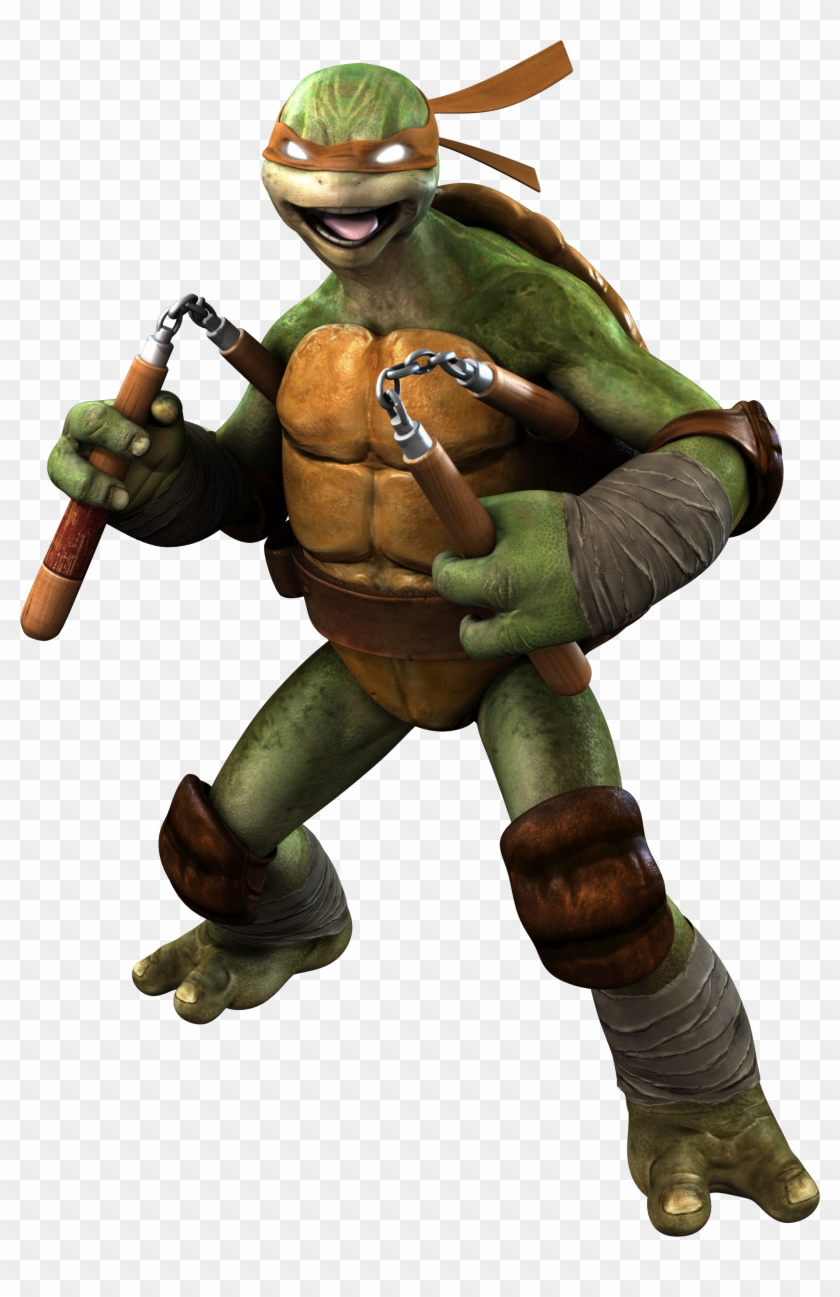 Ninja Turtle Png Image - Teenage Mutant Ninja Turtles Out Of The Shadows Michelangelo Clipart #267053