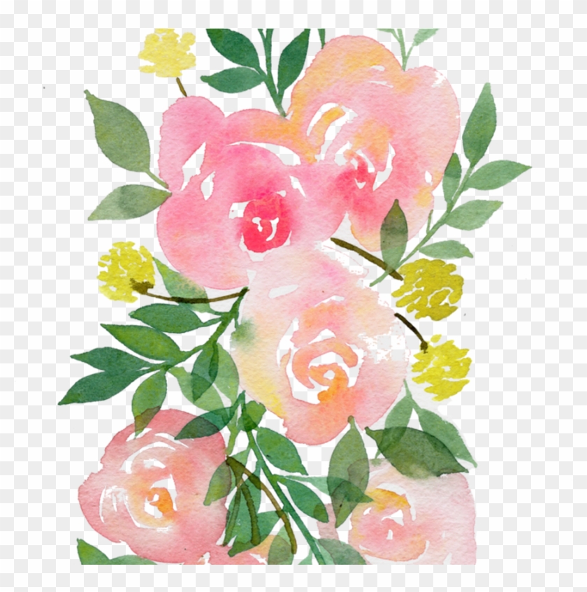 15 Flowers Watercolor Png For Free Download On Mbtskoudsalg - Pink Transparent Watercolor Flowers Clipart #267092