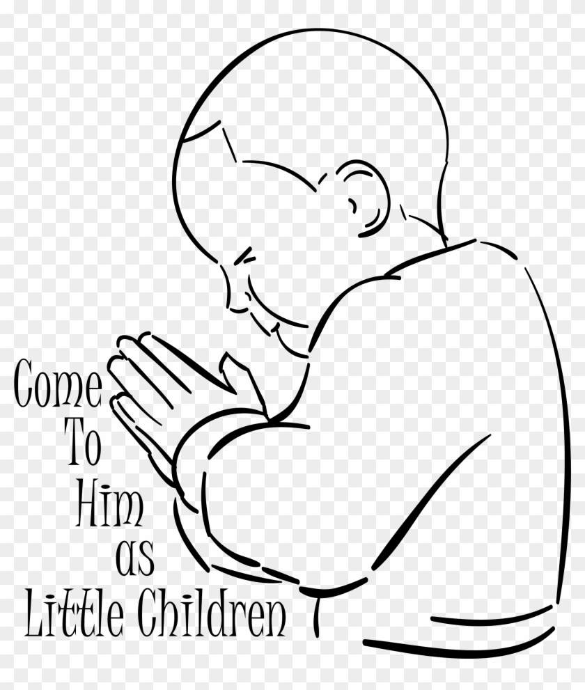 Picture Royalty Free Stock Collection Of A Boy Praying - Child Praying Coloring Page Clipart