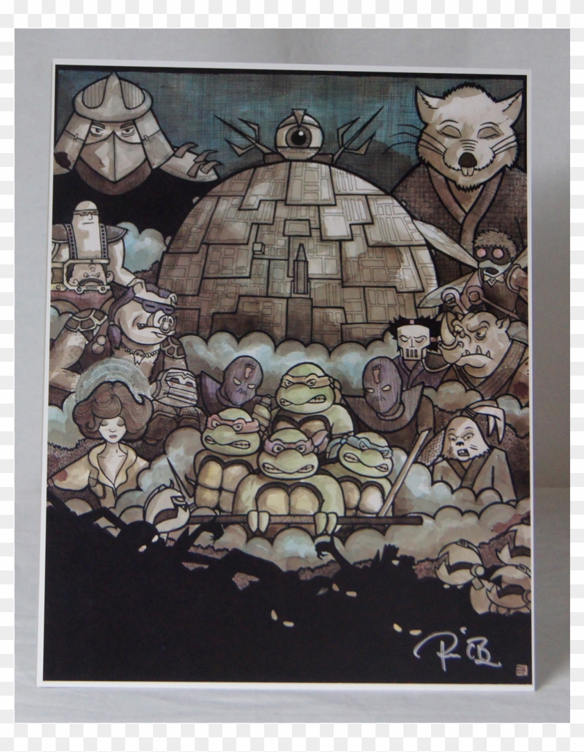 Teenage Mutant Ninja Turtles - Painting Clipart