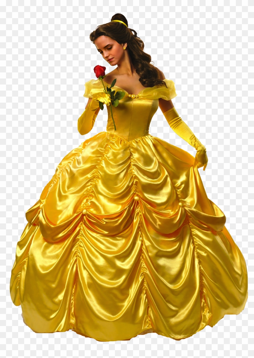 Belle Transparent Background - Belle Dress Disney Clipart