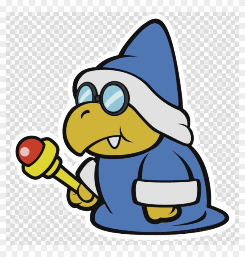 Paper Mario Sticker Star Kamek Clipart Paper Mario - Paper Mario Color Splash Characters - Png Download