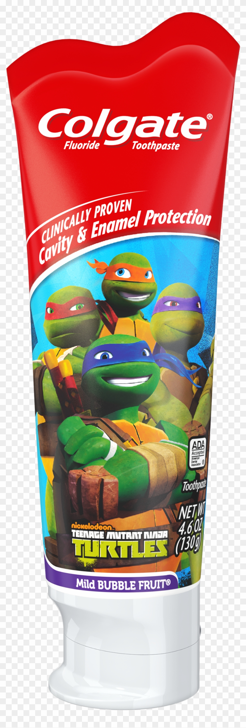 Colgate Kids Fluoride Toothpaste, Teenage Mutant Ninja - Peppa Colgate Clipart