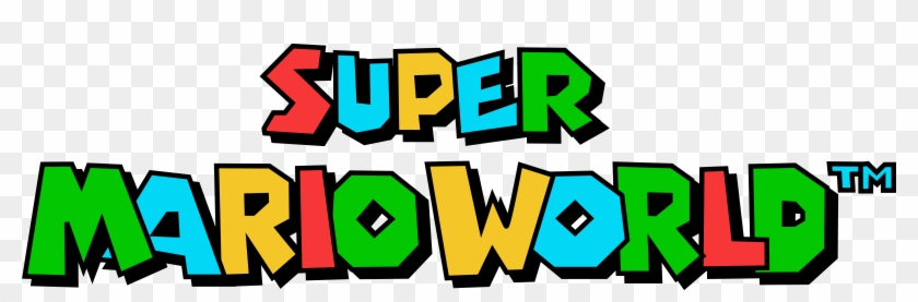 Image Supermarioworld Logo Png - Super Mario World Snes Logo Clipart #267783