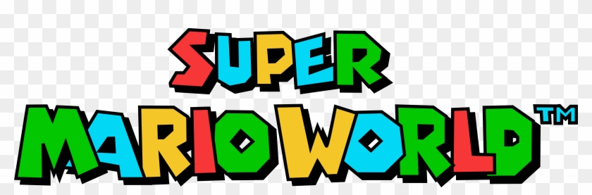 Image Supermarioworld Logo Png - Super Mario World Snes Logo Clipart #267783