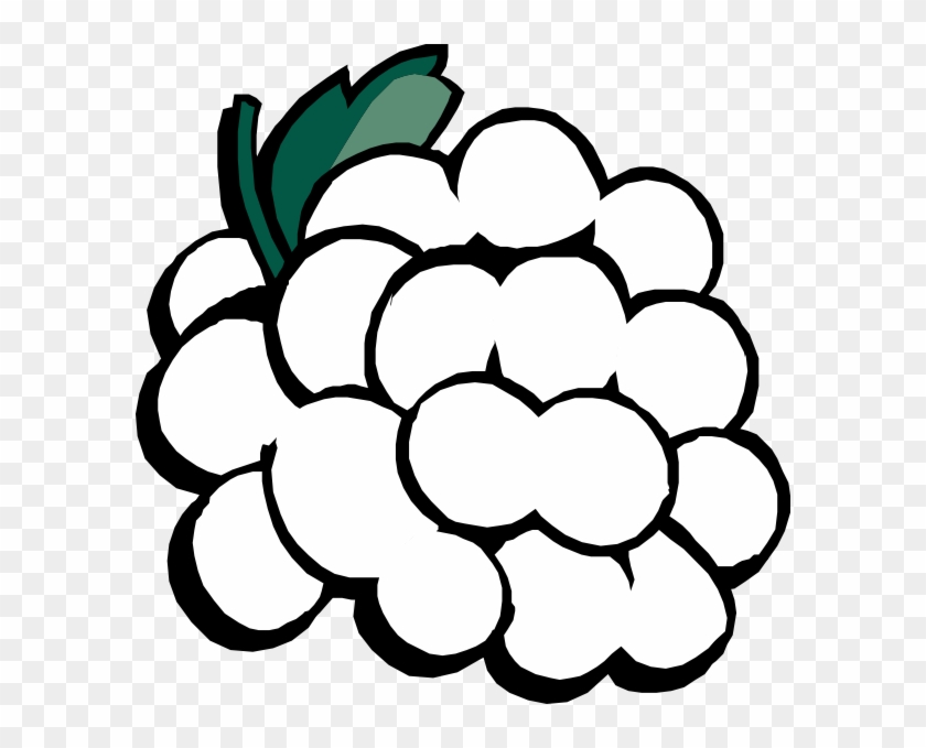 Grapes - Clip Art Black And White Grapes - Png Download