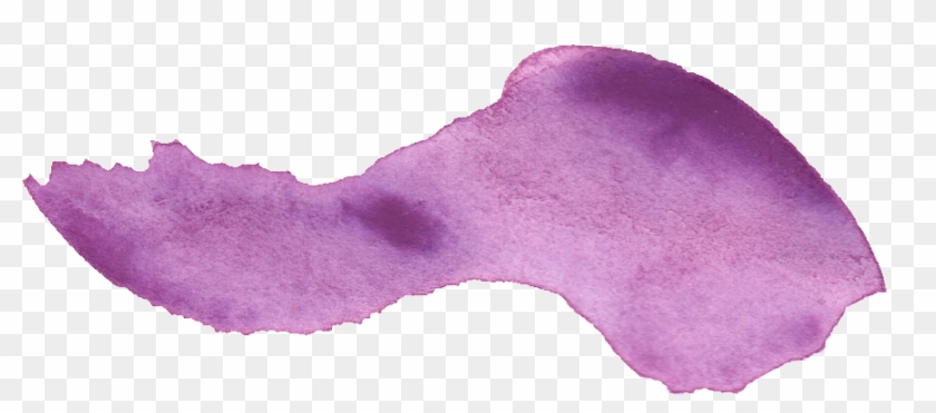 Purple Watercolor Png - Purple Paint Stroke Png Clipart