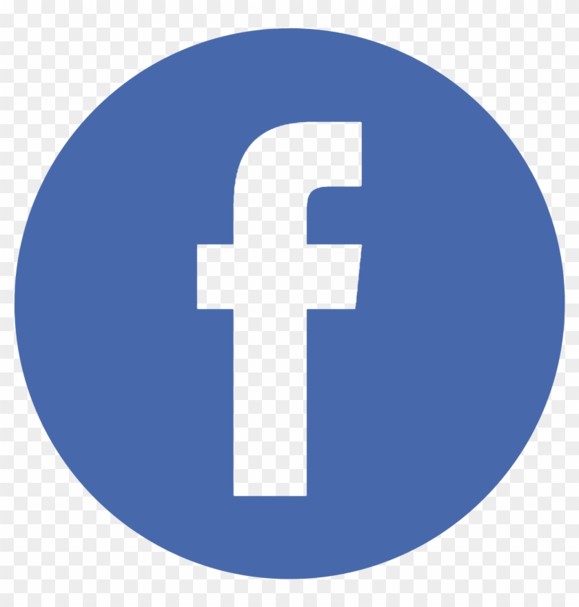 Facebook Twitter Instagram Pinterest - High Resolution Facebook Logo Circle Clipart #268003