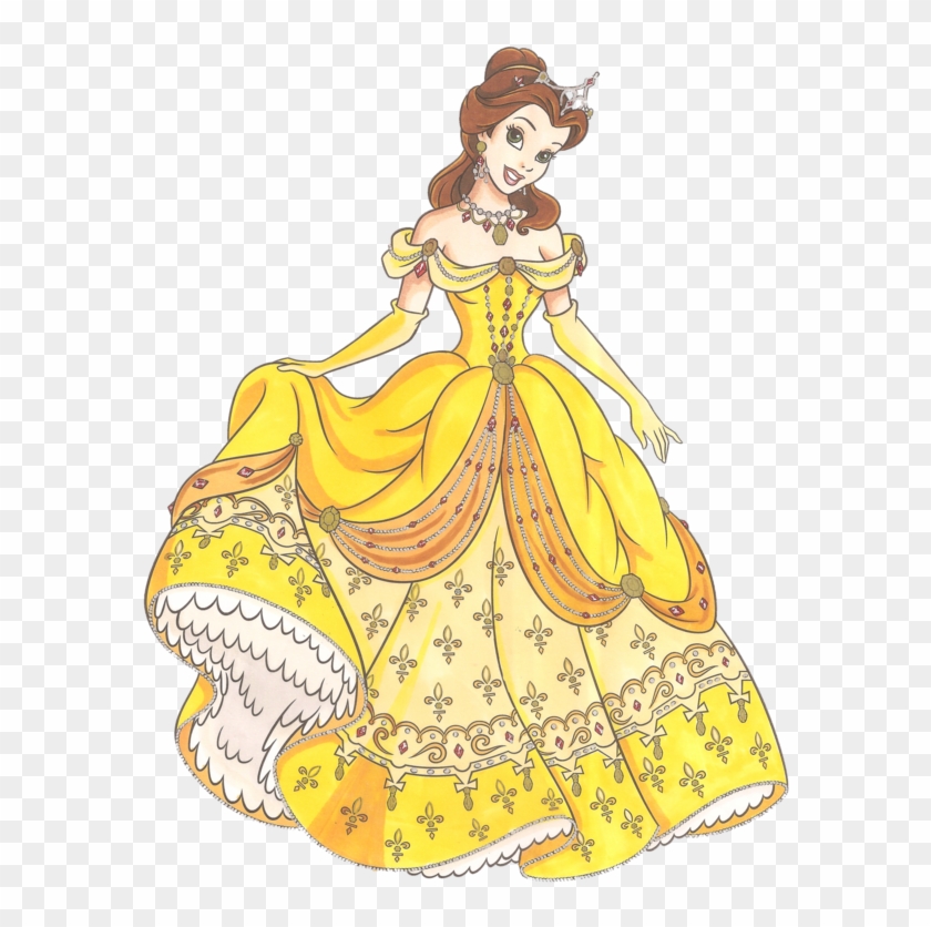Gorgeous Princess Belle - Princess Belle Clipart #268048